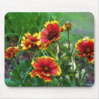 Tapis De Souris Fleurs de marguerite Blanket Aquarelle
