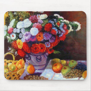 Tapis De Souris Fleurs de Monet et fruits