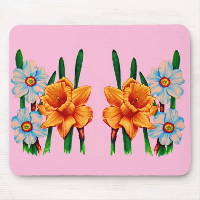 Tapis De Souris fleurs de narcisse (Devant)