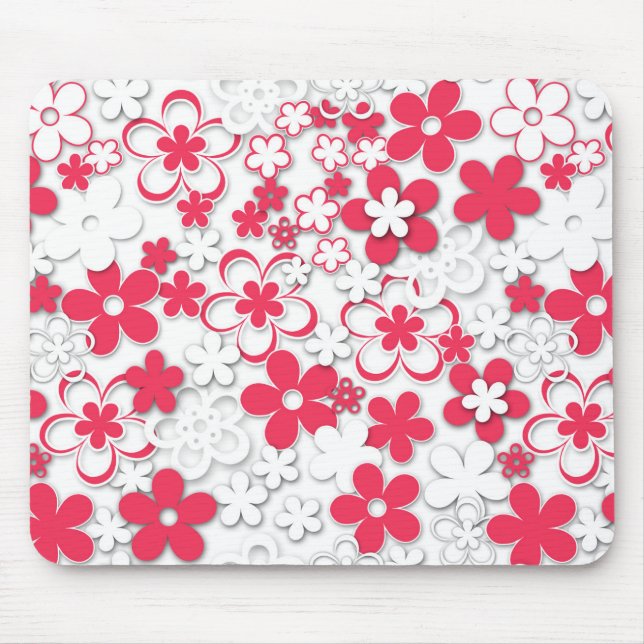 Tapis De Souris Fleurs de papier (Devant)