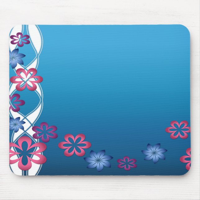 Tapis De Souris Fleurs de printemps (Devant)