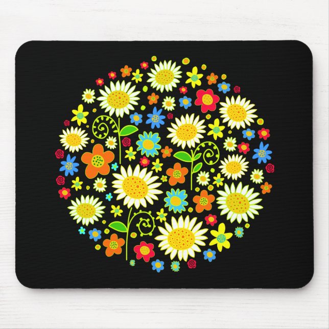 Tapis De Souris Fleurs de ressort (Devant)