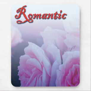 Tapis De Souris Fleurs de rose romantiques roses