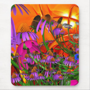 Tapis de souris Fleurs de soleil