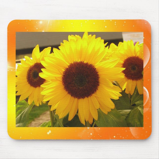 Tapis De Souris Fleurs de soleil (Devant)