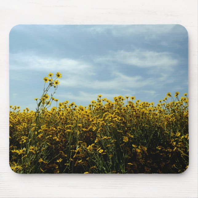 Tapis De Souris Fleurs de soleil fleurs sauvages (Devant)