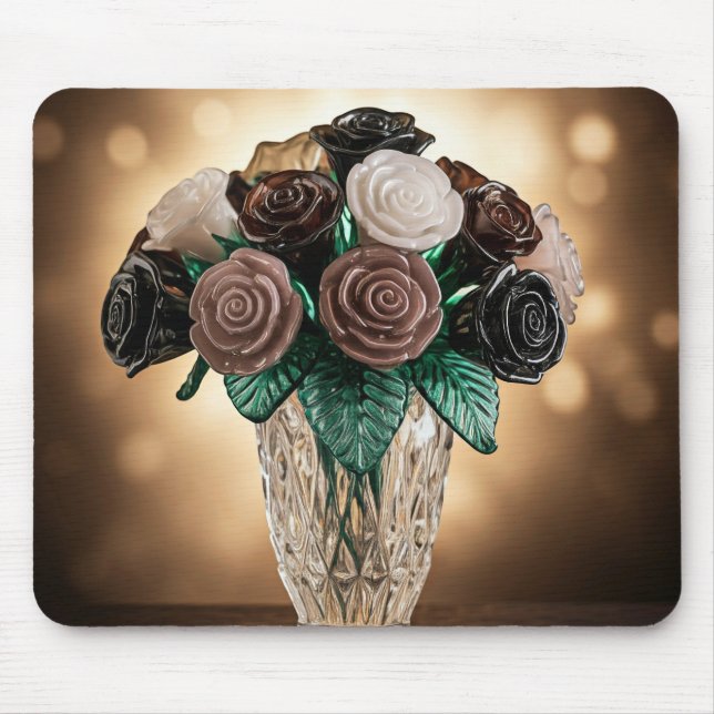 Tapis De Souris Fleurs de verre (Devant)