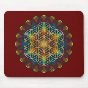 Tapis De Souris FLEURS DE VIE / Blume des Lebens - Mandala III