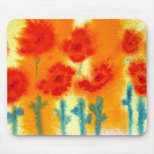 Tapis De Souris fleurs de zarathustras...art de Jutta Gabriel... (Devant)