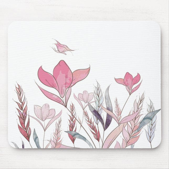 Tapis De Souris Fleurs d'eau (Devant)
