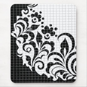 Tapis De Souris fleurs d'encre