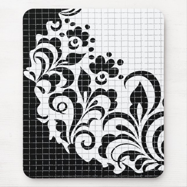 Tapis De Souris fleurs d'encre (Devant)