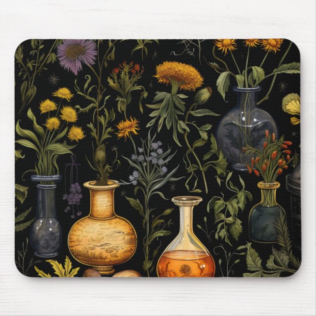 Tapis De Souris Fleurs d'Imaginaires alchimiques (Devant)