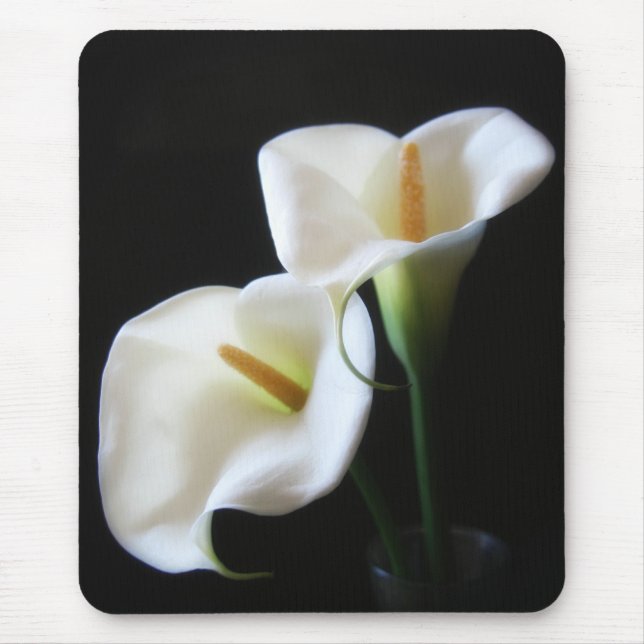 Tapis De Souris Fleurs élégantes 13 de zantedeschia (Devant)