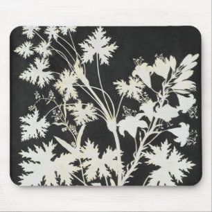 Tapis De Souris Fleurs en silhouette