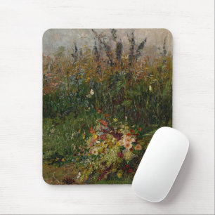 Tapis De Souris Fleurs estivales du terrain