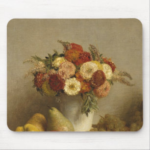 Tapis De Souris Fleurs et fruit, 1865