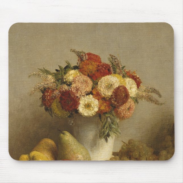 Tapis De Souris Fleurs et fruit, 1865 (Devant)