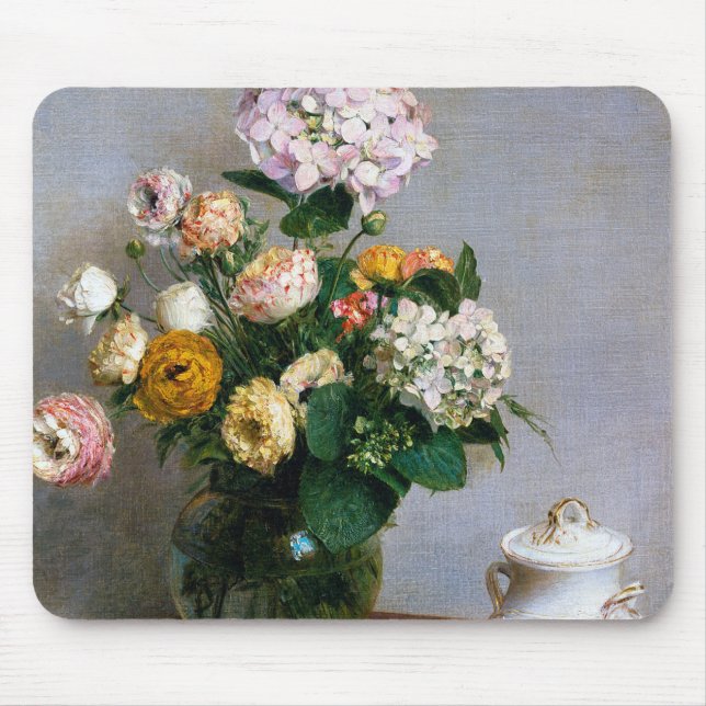 Tapis De Souris Fleurs et fruits, Henri Fantin-Latour (Devant)
