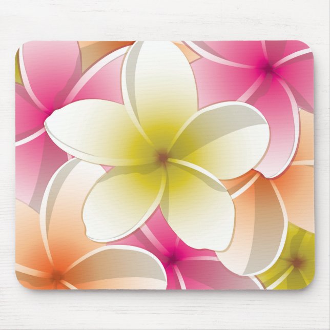 Tapis De Souris Fleurs frangipani/Plumeria (Devant)