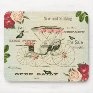 Tapis De Souris Fleurs girly du mousepad W de victorian vintage