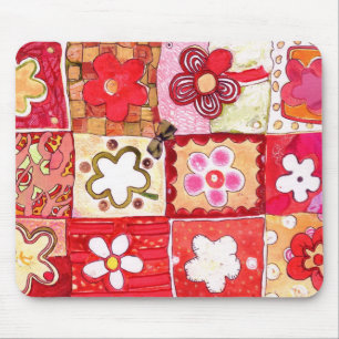Tapis De Souris Fleurs heureuses Mousepad