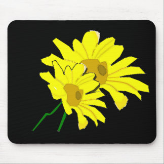 Tapis de souris Fleurs Jaunes