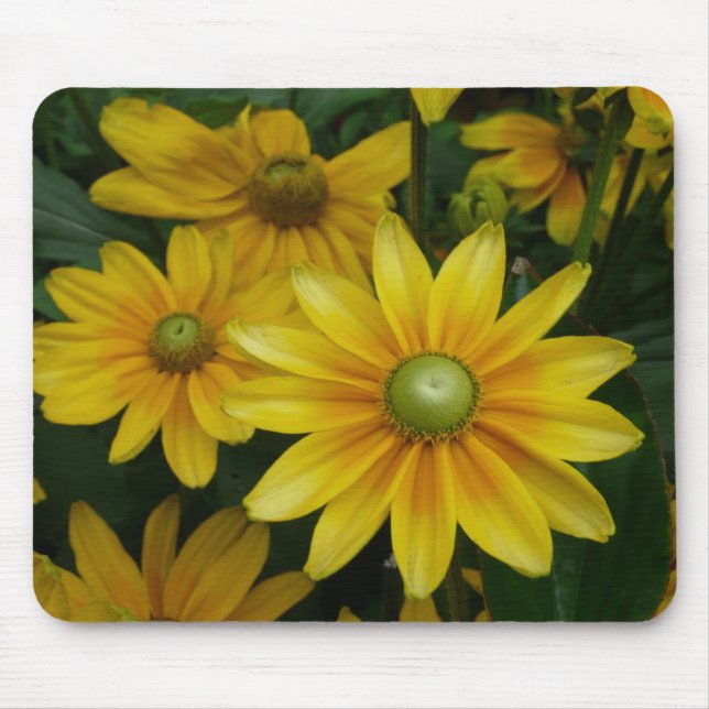 Tapis De Souris Fleurs jaunes (Devant)