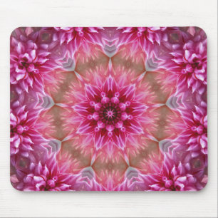 TAPIS DE SOURIS FLEURS MANDALA