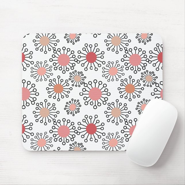Tapis De Souris Fleurs MCM (Avec souris)