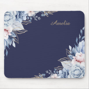 Tapis De Souris Fleurs personnalisées pour bureau