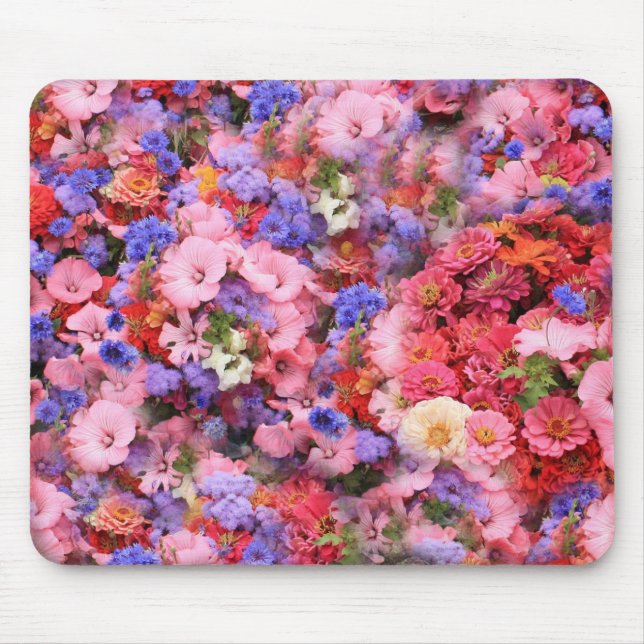 Tapis De Souris Fleurs printanières dans le parc (Devant)