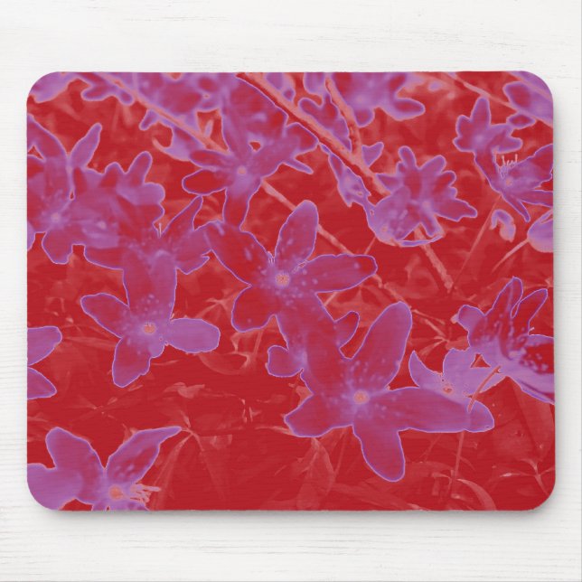 Tapis De Souris Fleurs roses (Devant)