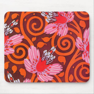 Tapis De Souris Fleurs roses Art Déco Seguy - Mousepad