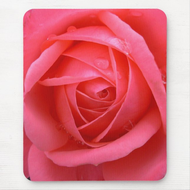 Tapis de souris Fleurs roses Cadeaux Décor Rose ro (Devant)