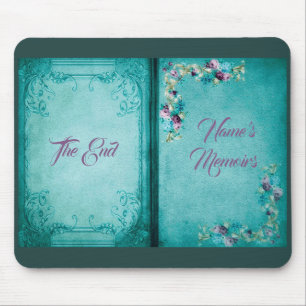 Tapis De Souris Fleurs roses florales victoriennes élégantes