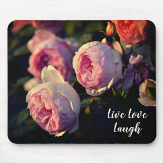 Tapis De Souris Fleurs roses roses du jardin