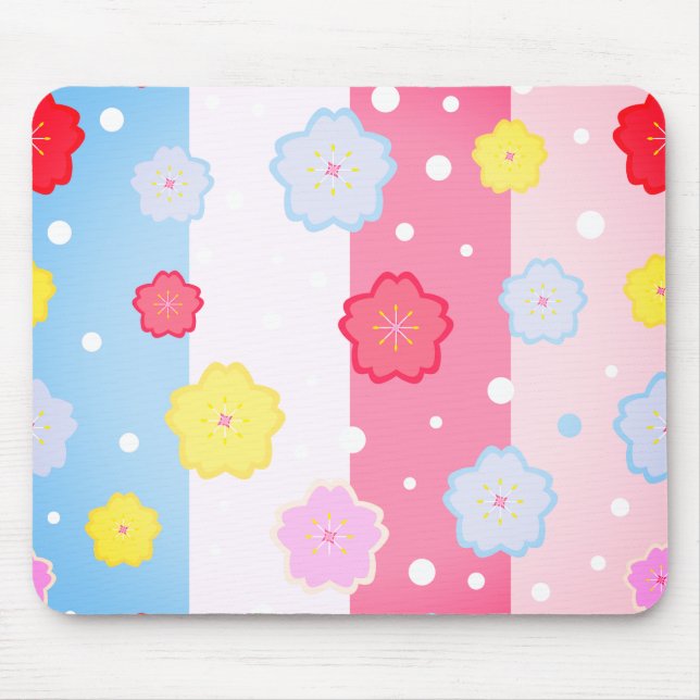 Tapis De Souris Fleurs Sakura, Fleurs, Sakura (Devant)