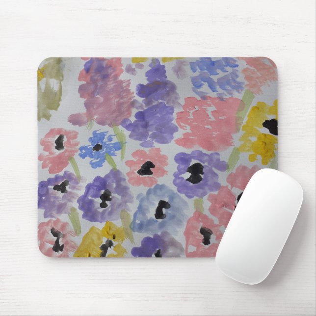 Tapis De Souris Fleurs sauvages d'été (Avec souris)