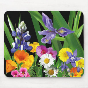 Tapis De Souris Fleurs sauvages Mousepad
