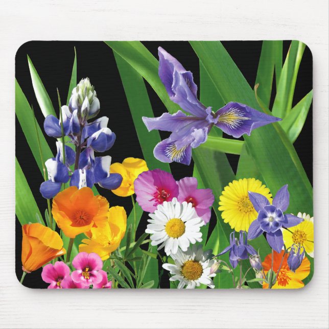 Tapis De Souris Fleurs sauvages Mousepad (Devant)
