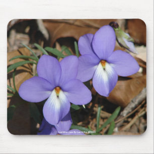 Tapis De Souris Fleurs Sauvages Violette à Pieds d'Oiseau III Cade