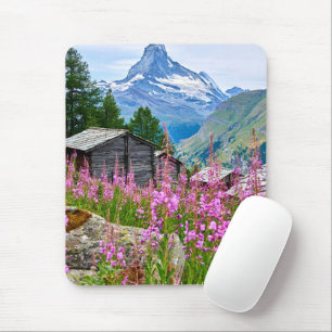 Tapis De Souris Fleurs   Summer Matterhorn Suisse