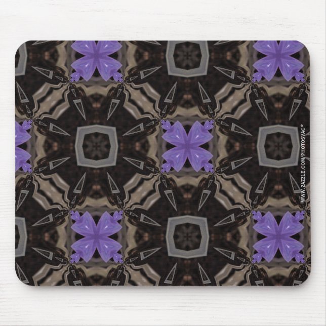 Tapis De Souris Fleurs violettes (Devant)