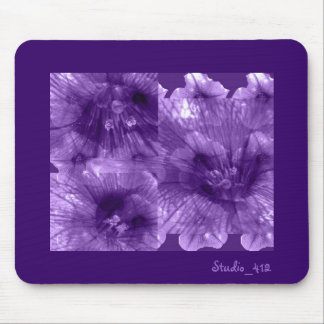Tapis De Souris Fleurs violettes