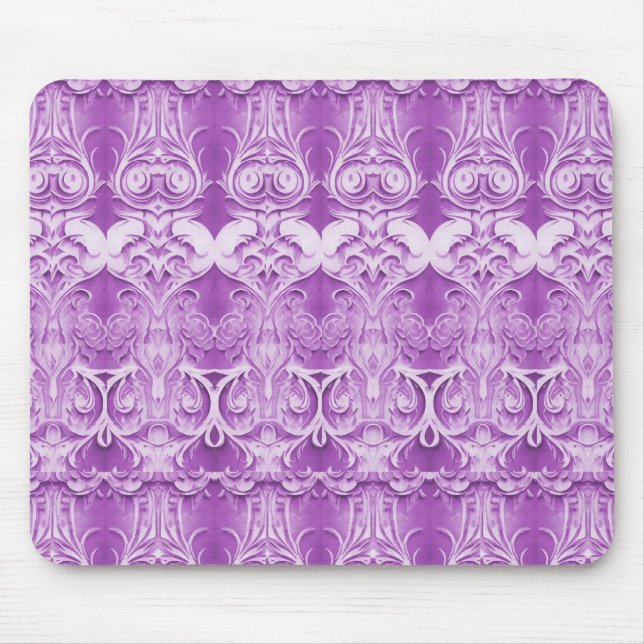 Tapis De Souris Fleurs violettes Flourissent Mousepad (Devant)