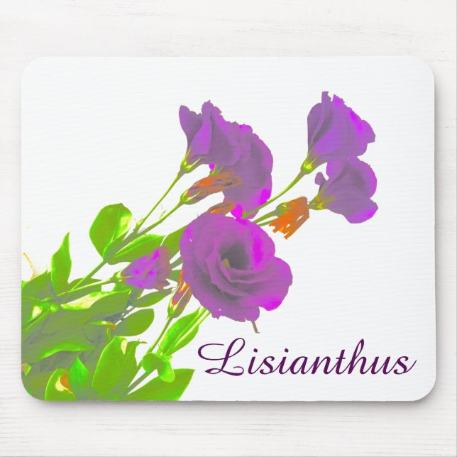 Tapis De Souris Fleurs violettes Lisianthus (Devant)