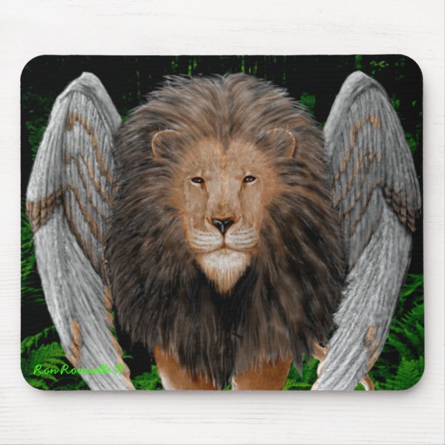 Tapis De Souris Flion Mousepad (lion à ailes) (Devant)