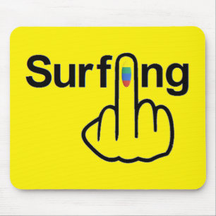 Tapis De Souris Flip surf Mousepad