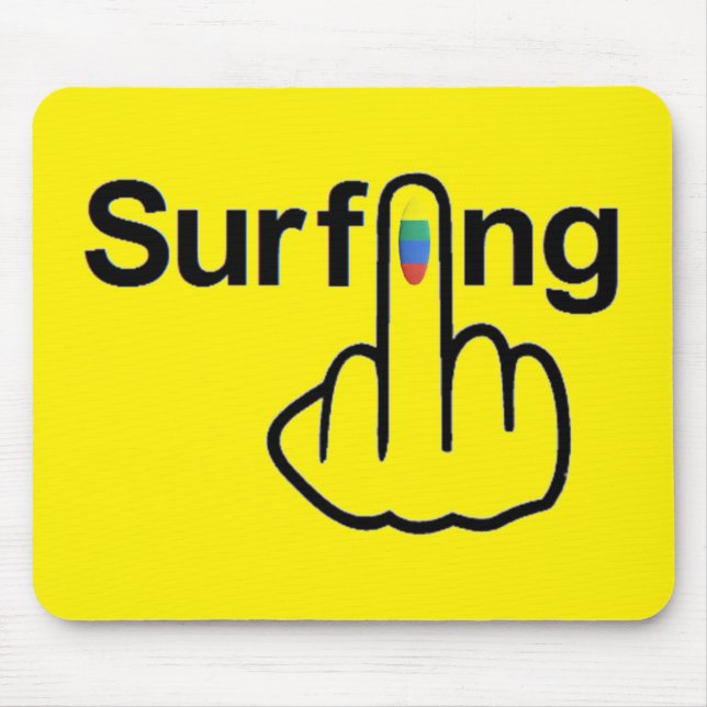Tapis De Souris Flip surf Mousepad (Devant)